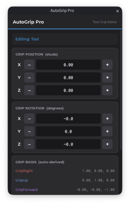 Auto Tool Grip Pro preview 2