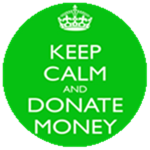 KEEP CALM AND DONATE!