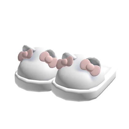 Slippers w/ Bows Pink