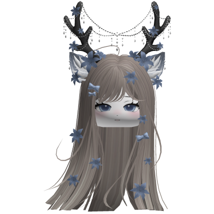 Ethereal Christmas Fairy Fawn Hair w/ Antlers