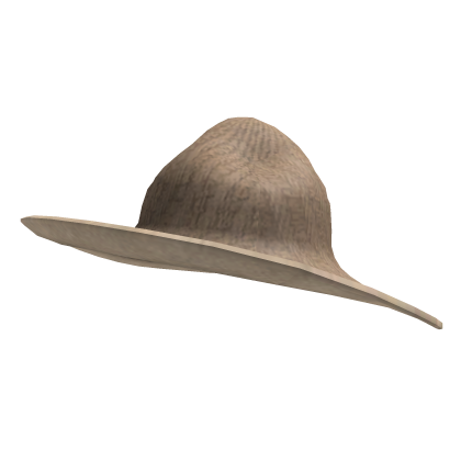 Lined Pointed Straw Hat Roblox item