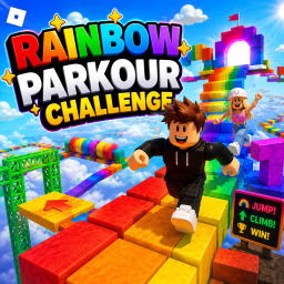 🎮🌈Rainbow Parkour Challenge🌈🎮