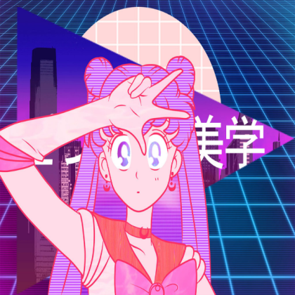 Sailor Moon Vaporwave Roblox decal