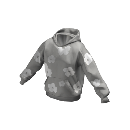 Grey Cotton Deni Hoodie