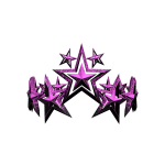 Pink ancient star crown