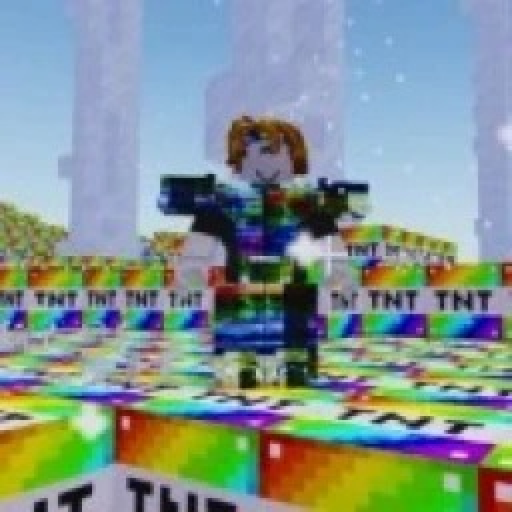 ⛏️Moddedcraft🌈(RAINBOW TNT BLOCKS) official Roblox game thumbnail