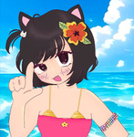 Kitty Calico cat group