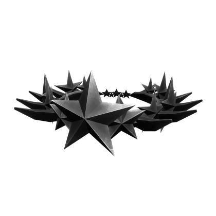 Black Spiky Star Crown