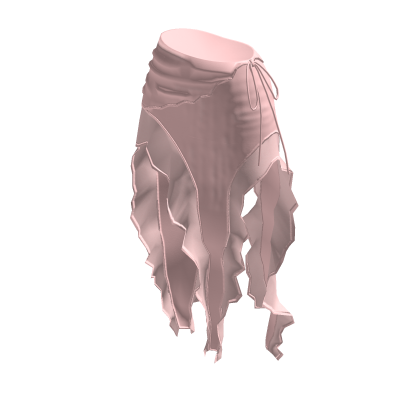 Fairy Grunge Tattered Layered Skirt (Pink) thumbnail