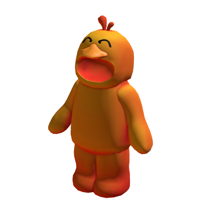 Orange Happy Duck Bodysuit thumbnail