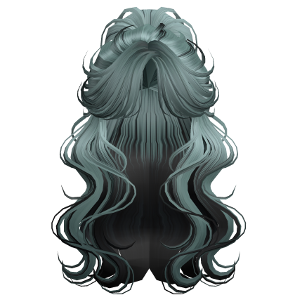Crimped Wavy Empress Ponytail Zombie Stripes