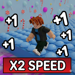 [X2 SPEED] +1 Speed Bubble Escape | Candy Obby