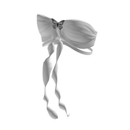 ButterFly Crop Top White thumbnail