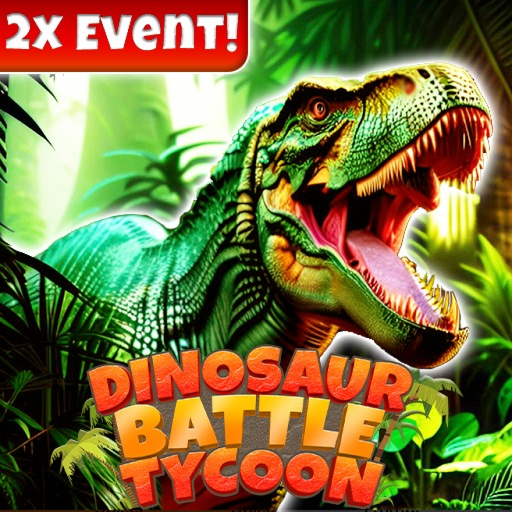 [🦃] Dinosaur BATTLE Tycoon 🦖 official Roblox game thumbnail