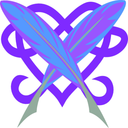 Cutie Mark (Two Feathers and Purple Heart) Roblox decal