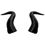 Onyx Iron Horns