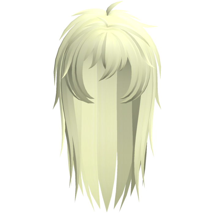 emo vkei moe scene messy hair yellow