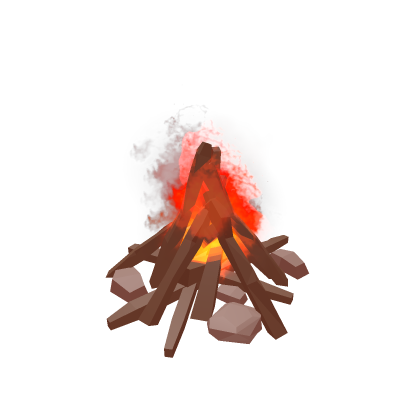 [Low Poly] Small Bonfire - Particles & Sound