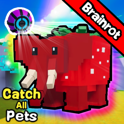 【🐘Brainrot】Catch All Pets official Roblox game thumbnail