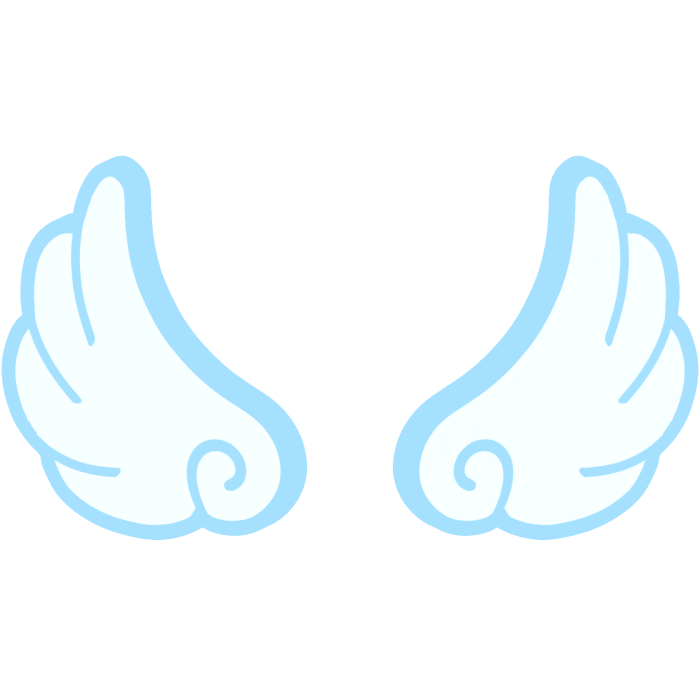♡ blue wings