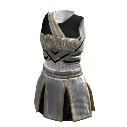Cheerleader Uniform | White Black Beige thumbnail