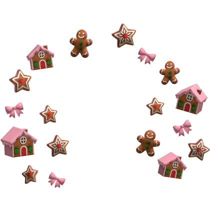 Christmas Gingerbread Aura - Pink