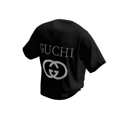 Guchi Morty Baggy Tshirt Black