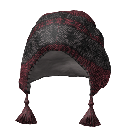 Red Knit Earflap Beanie Roblox item