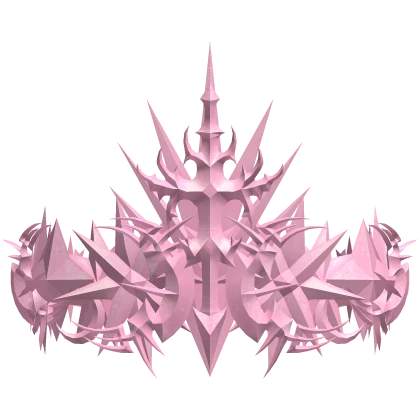 Light Pink Cross Star Crown Roblox item render