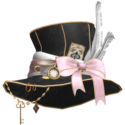 Royal Mad Wonder Top Hat - Black