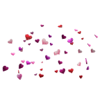 Red Pink Sparkle Glitter Hearts Aura 💖