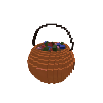 pumpkin basket for sweets halloween