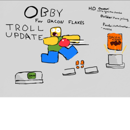 Obby For Bacon Flakes (TROLLING UPDATE)