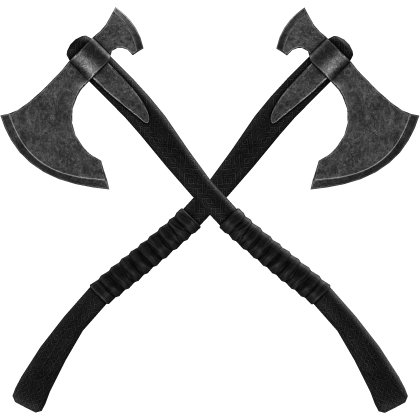 Black Viking Dual Axes Back Roblox item