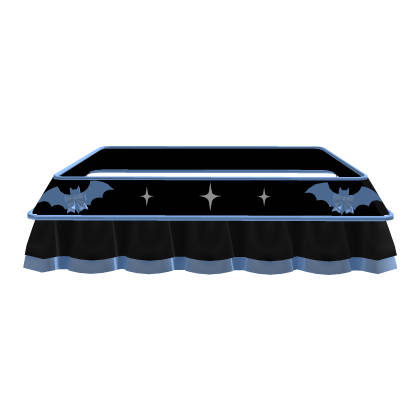 ♡ : Adorable mini skirt bat halloween blue
