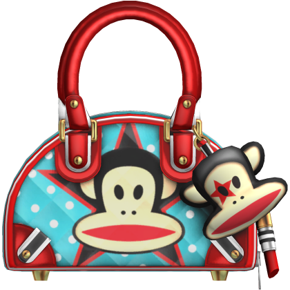 Cute Y2K Harajuku Luxury Monkey Bag Red Blue Roblox item