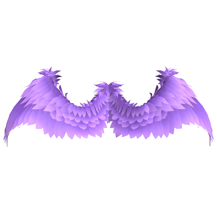 Realistic Purple Wings