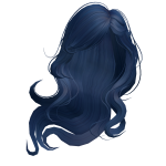 Mystic Enchanted Windy Waves in Sad Blue