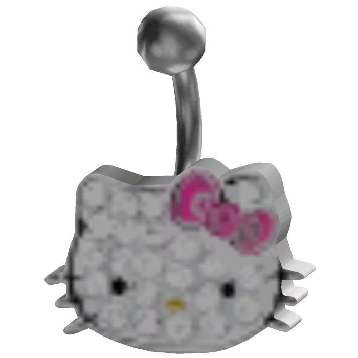 Ello Kitty Belly Piercing Silver