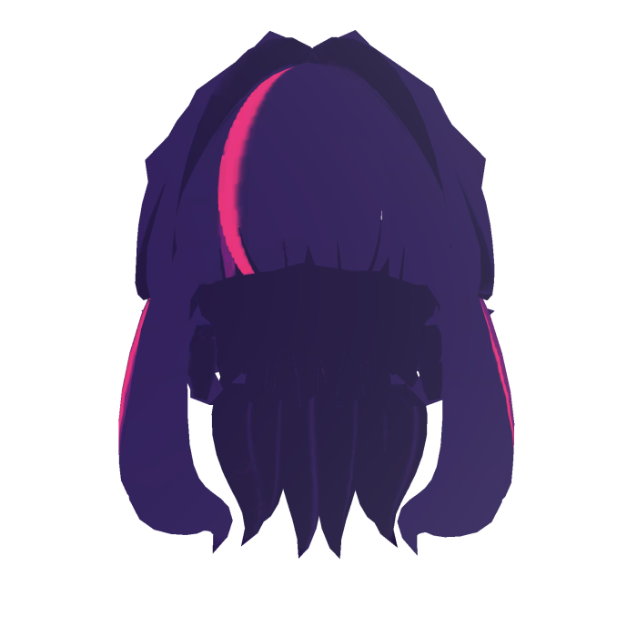 Glowing Messy Twilight Ponytail