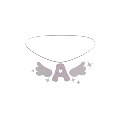 ♡ A initial necklace 3.0 Roblox item