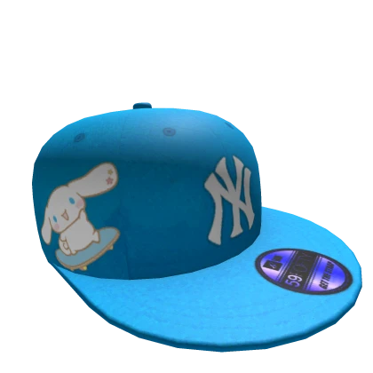 Blue Cinnamoroll x New york yankees fitted cap | Roblox Item