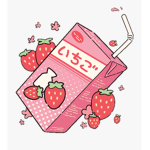 Strawberry cow's I