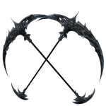 Grim's Unholy Dual Bluesteel Scythes