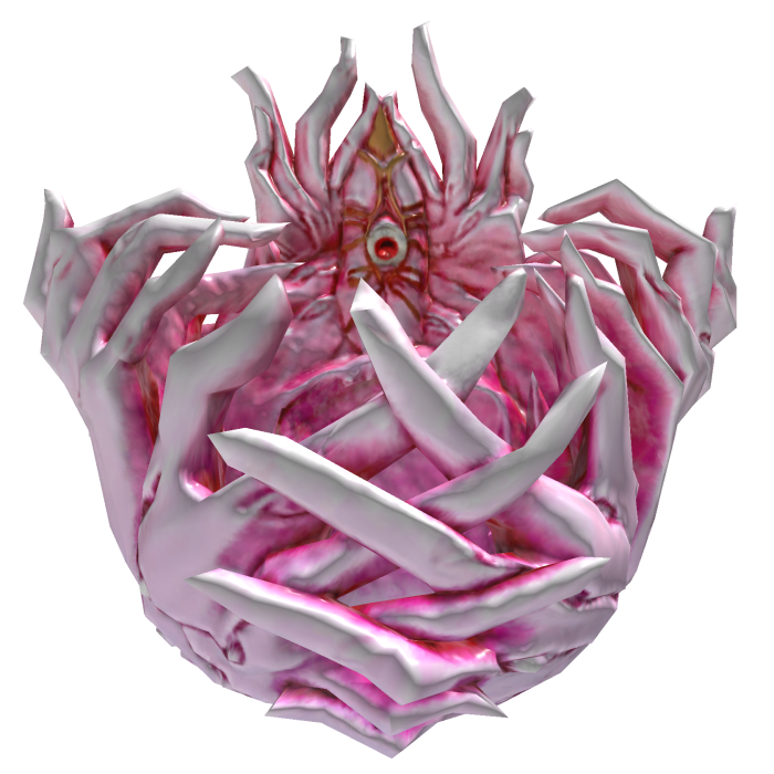 Red Pinkish All Seeing Crown