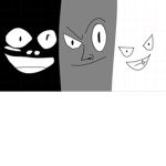 White+black=grey