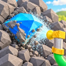 [🧽] Wash a Rock icon