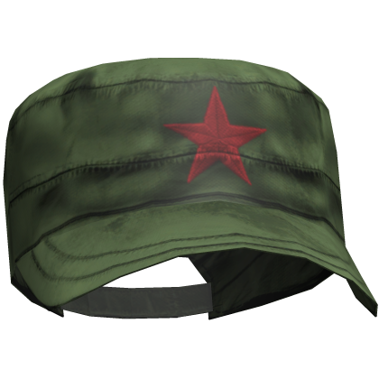 Green Grunge Military Cadet Cap