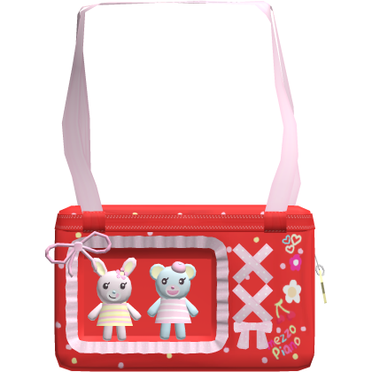 🍓 mezzo piano mimi popo carryall 1.0 red