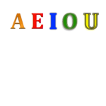 A E I O U a e i o u